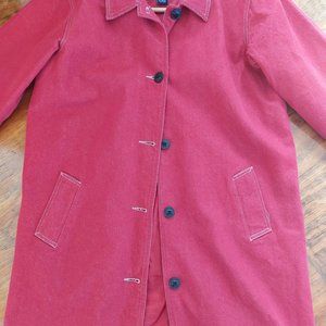 Red Jean jacket